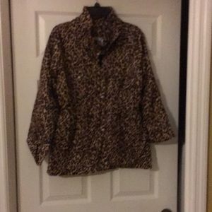 Animal print jacket